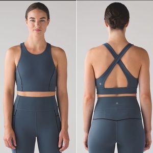 Lululemon Simply Bare Bra - Astro Blue/Black 8